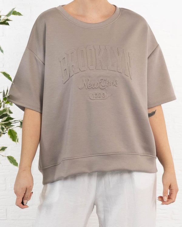 Kisa sweatshirt, Taupe