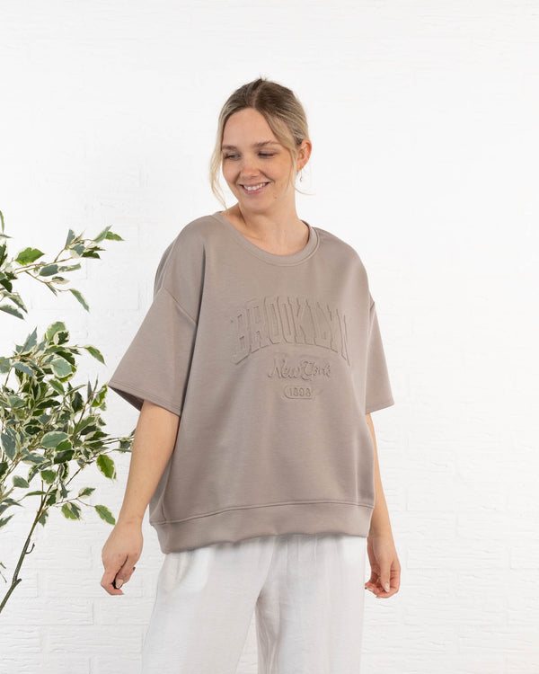 Kisa sweatshirt, Taupe