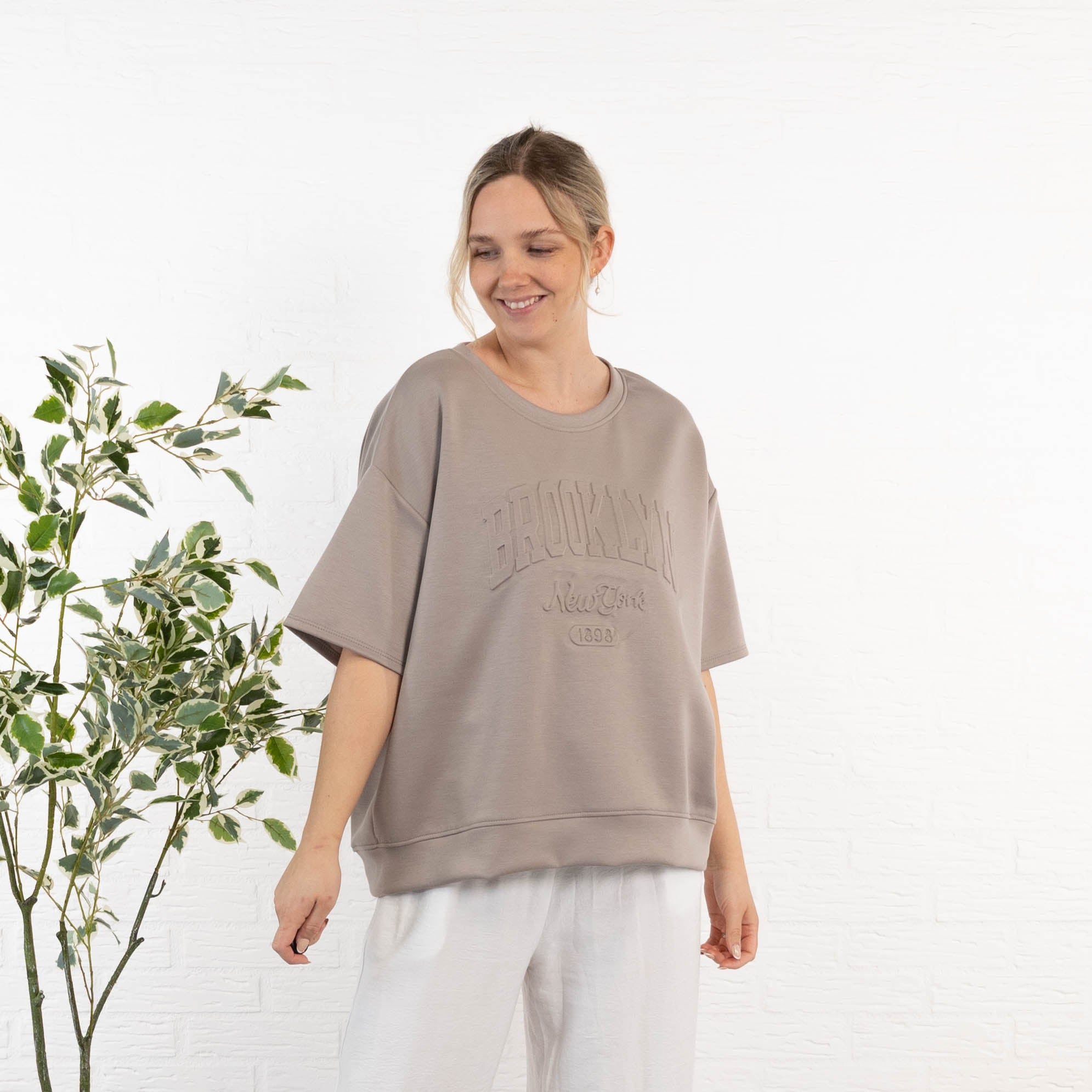 Kisa sweatshirt, Taupe