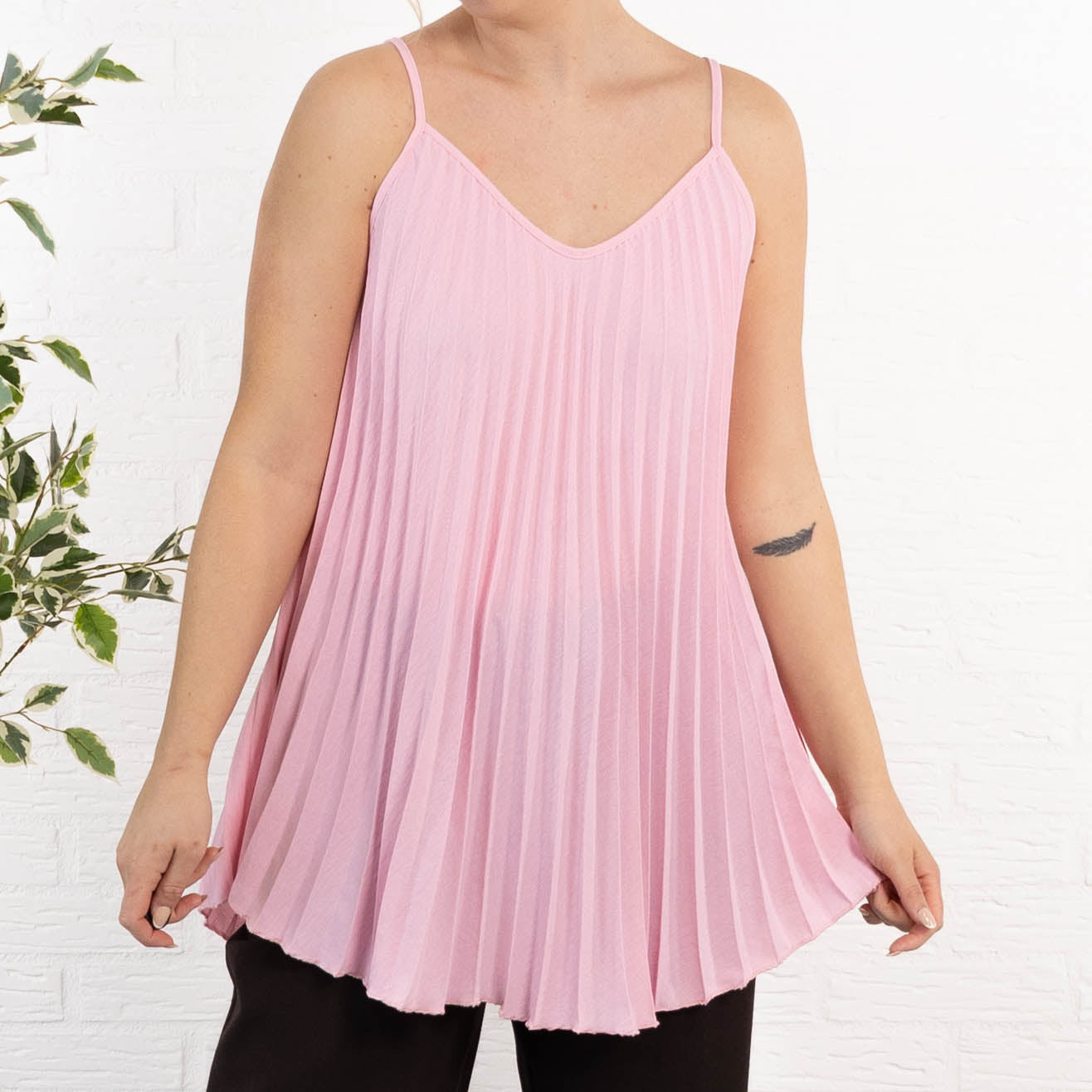 Jemima strop-top, Lyserød