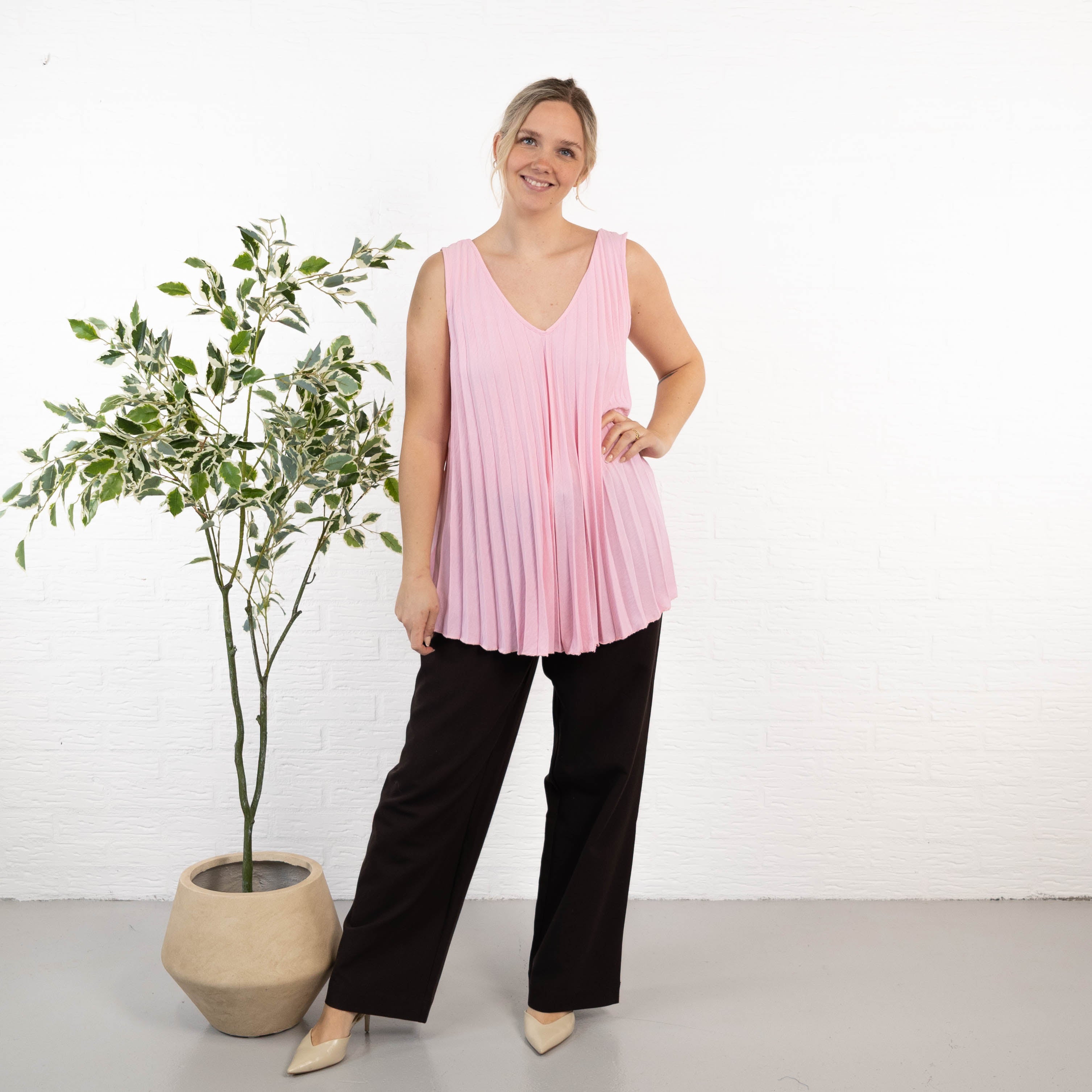 Gemma top, Lyserød