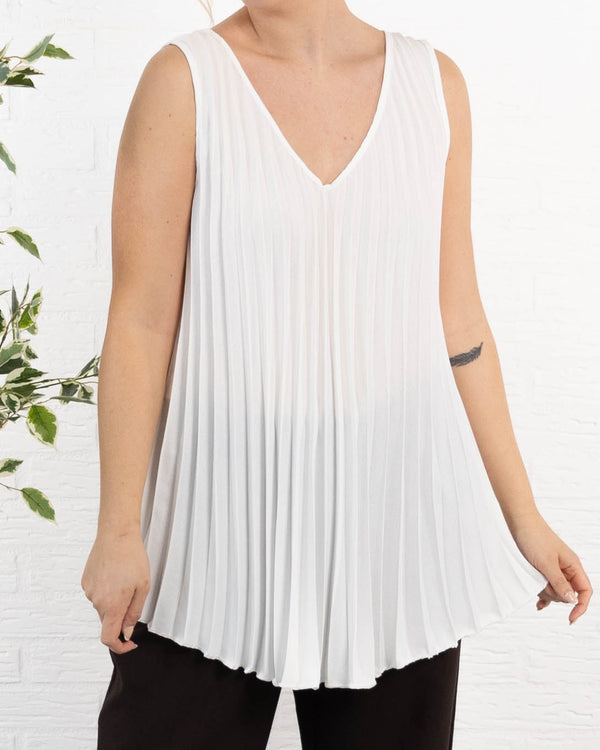 Gemma top, Hvid