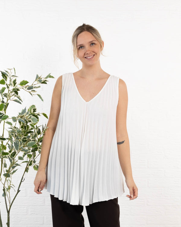 Gemma top, Hvid
