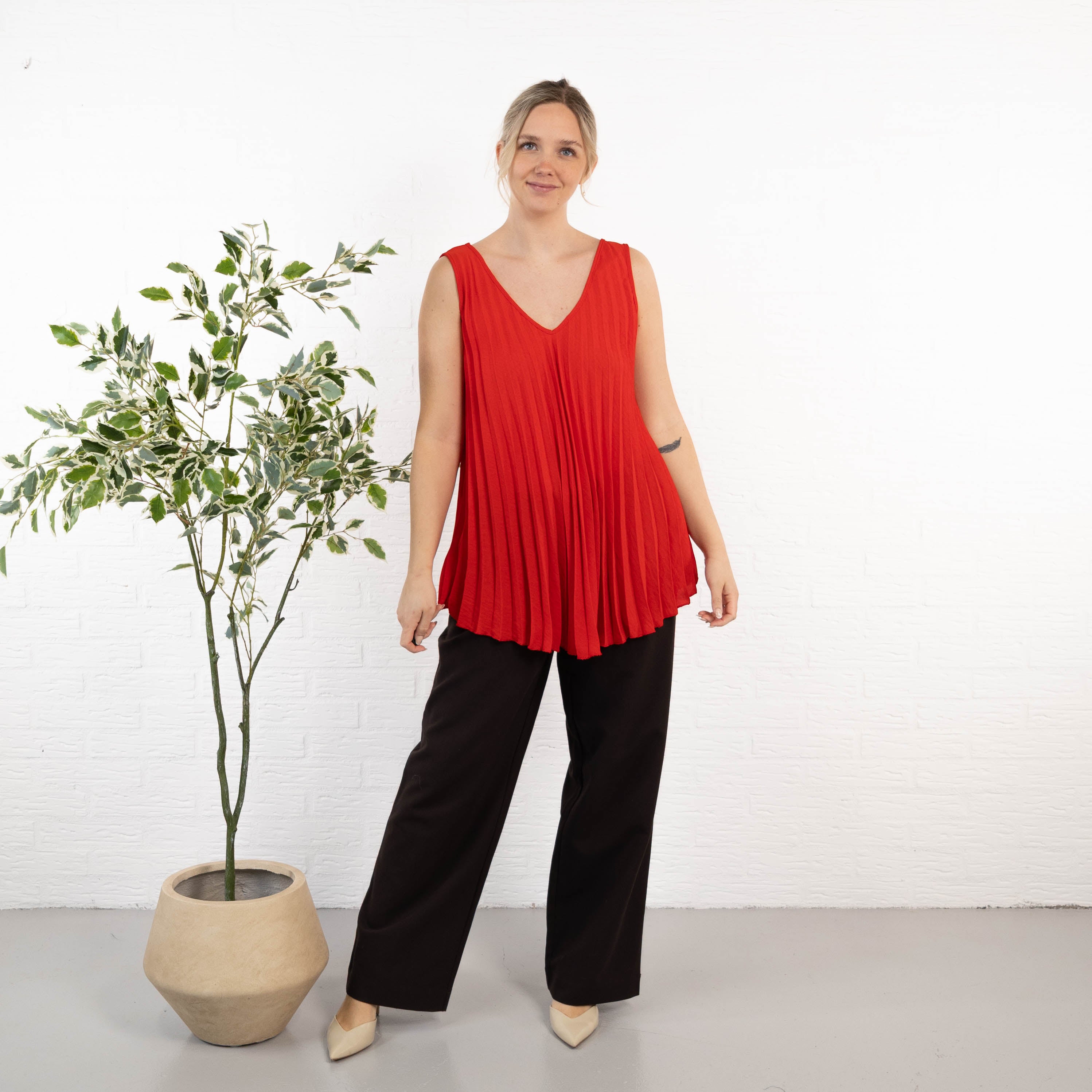 Gemma top, Rød