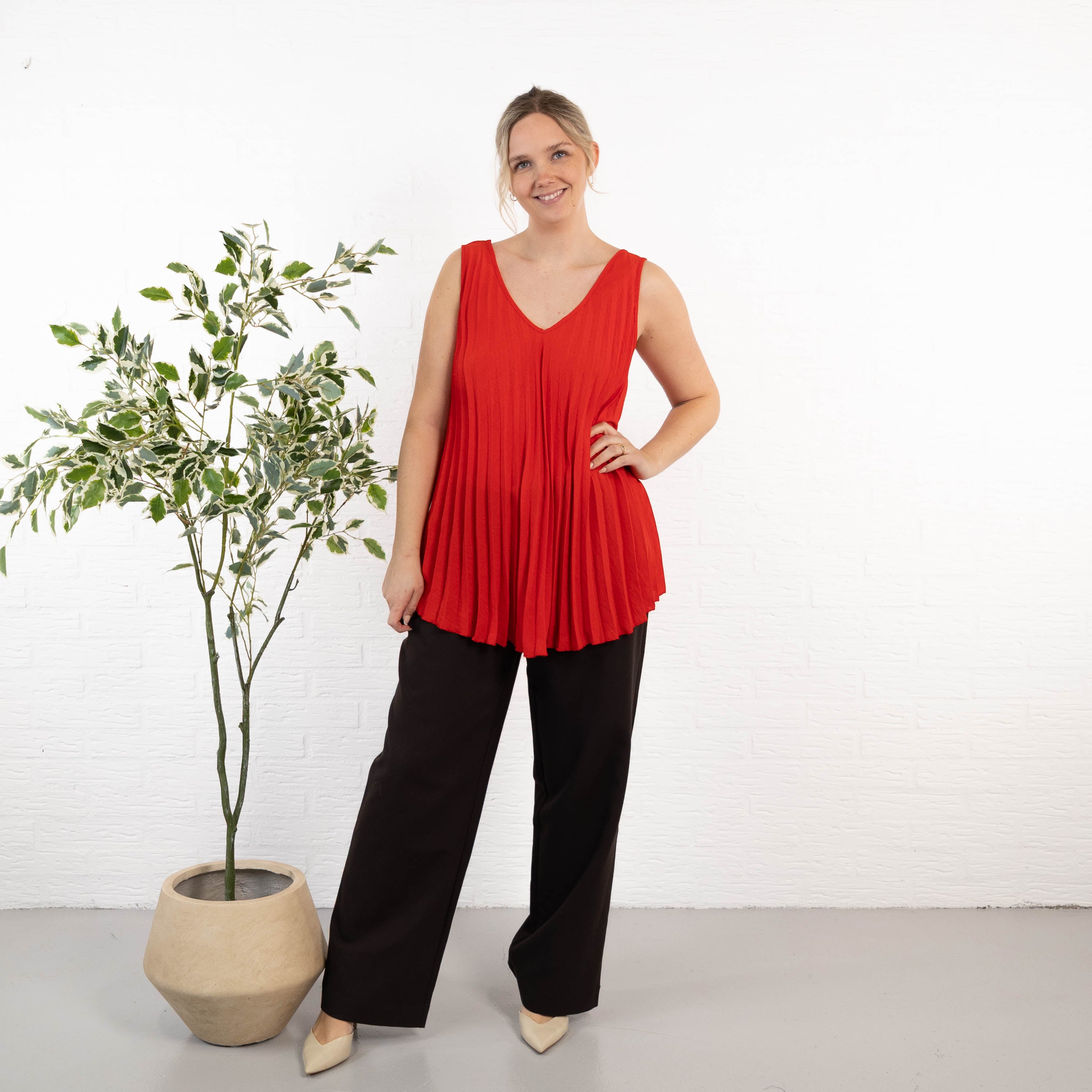 Gemma top, Rød