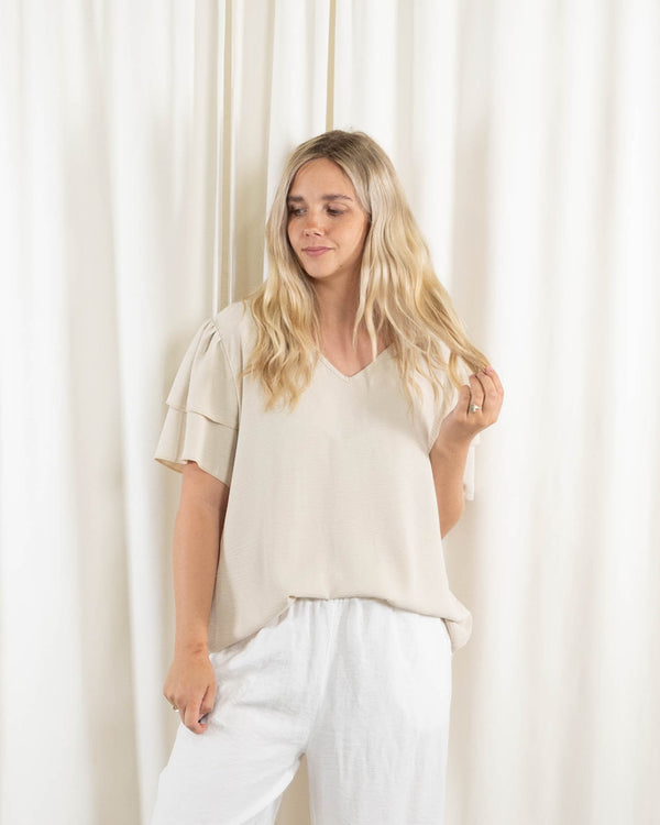 Sage overdel, Beige