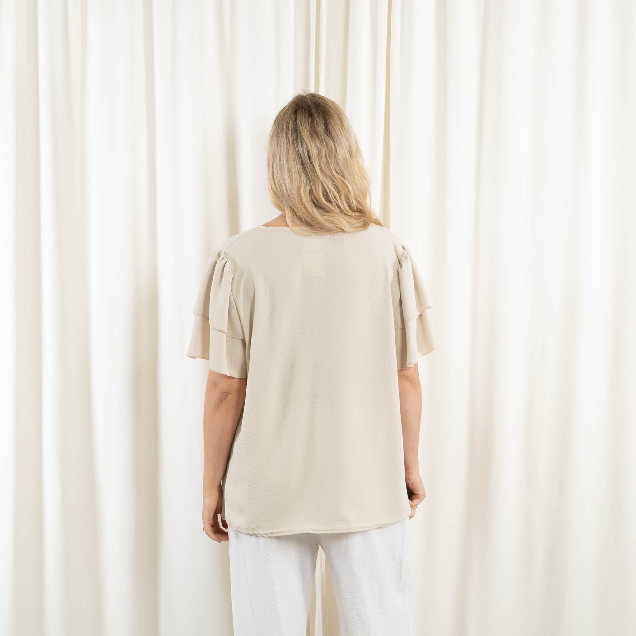 Sage overdel, Beige