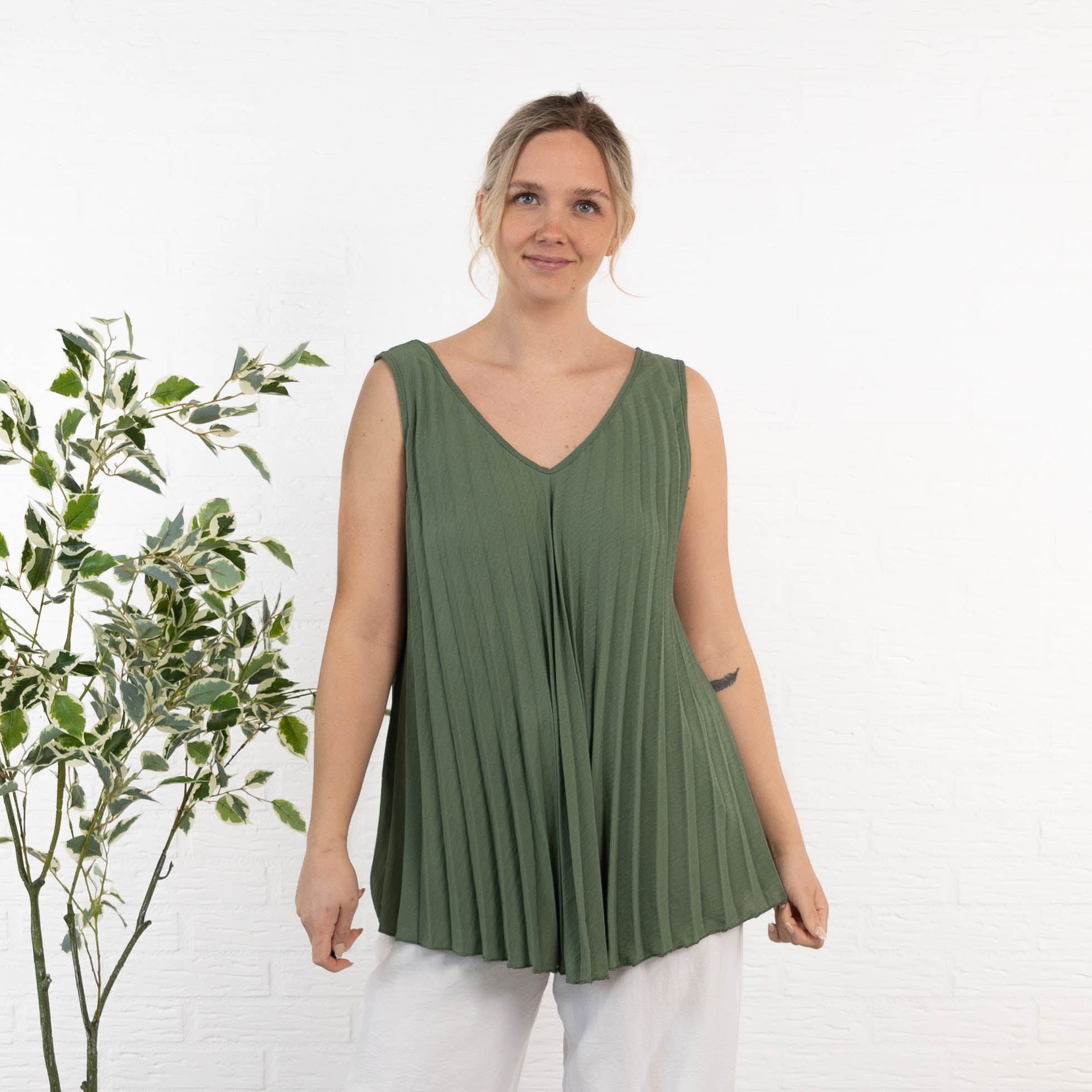 Gemma top, Khaki