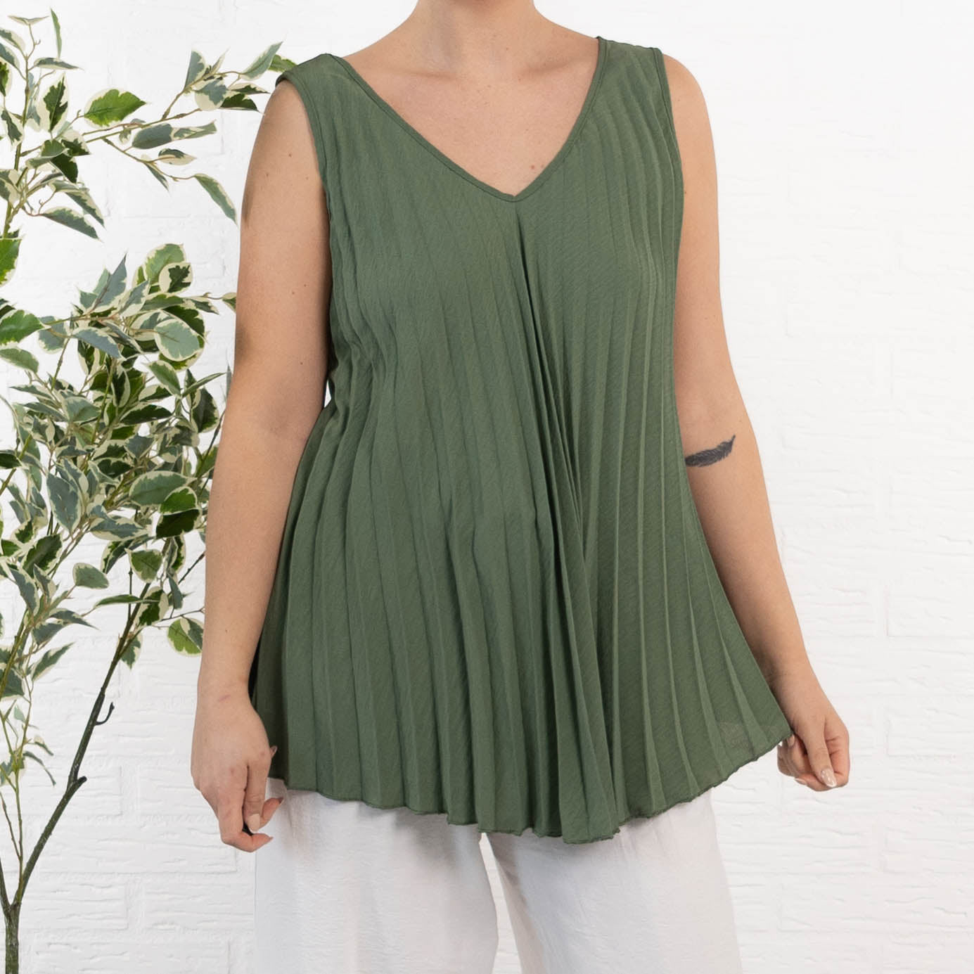 Gemma top, Khaki