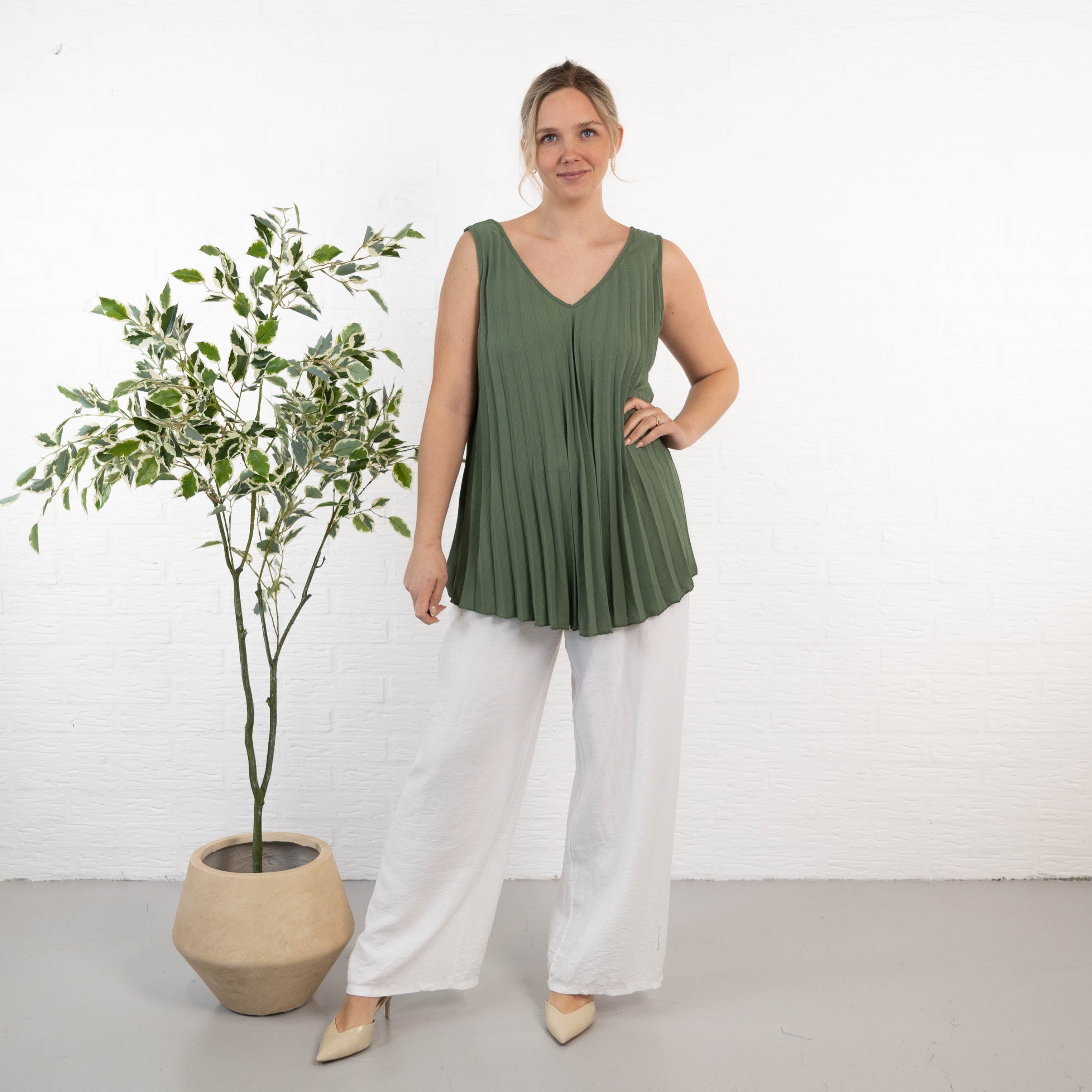 Gemma top, Khaki