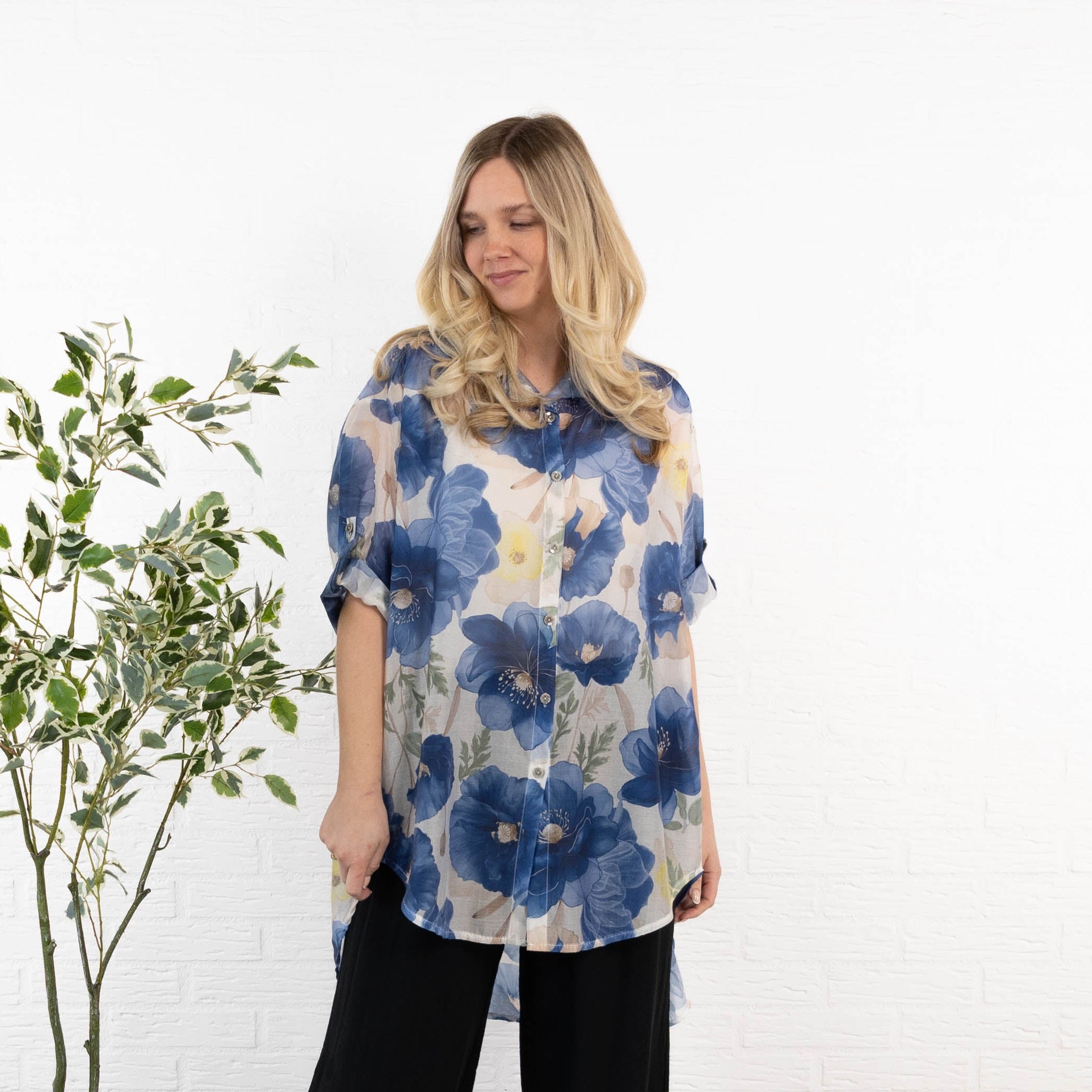 Tully skjorte/tunika, Navy