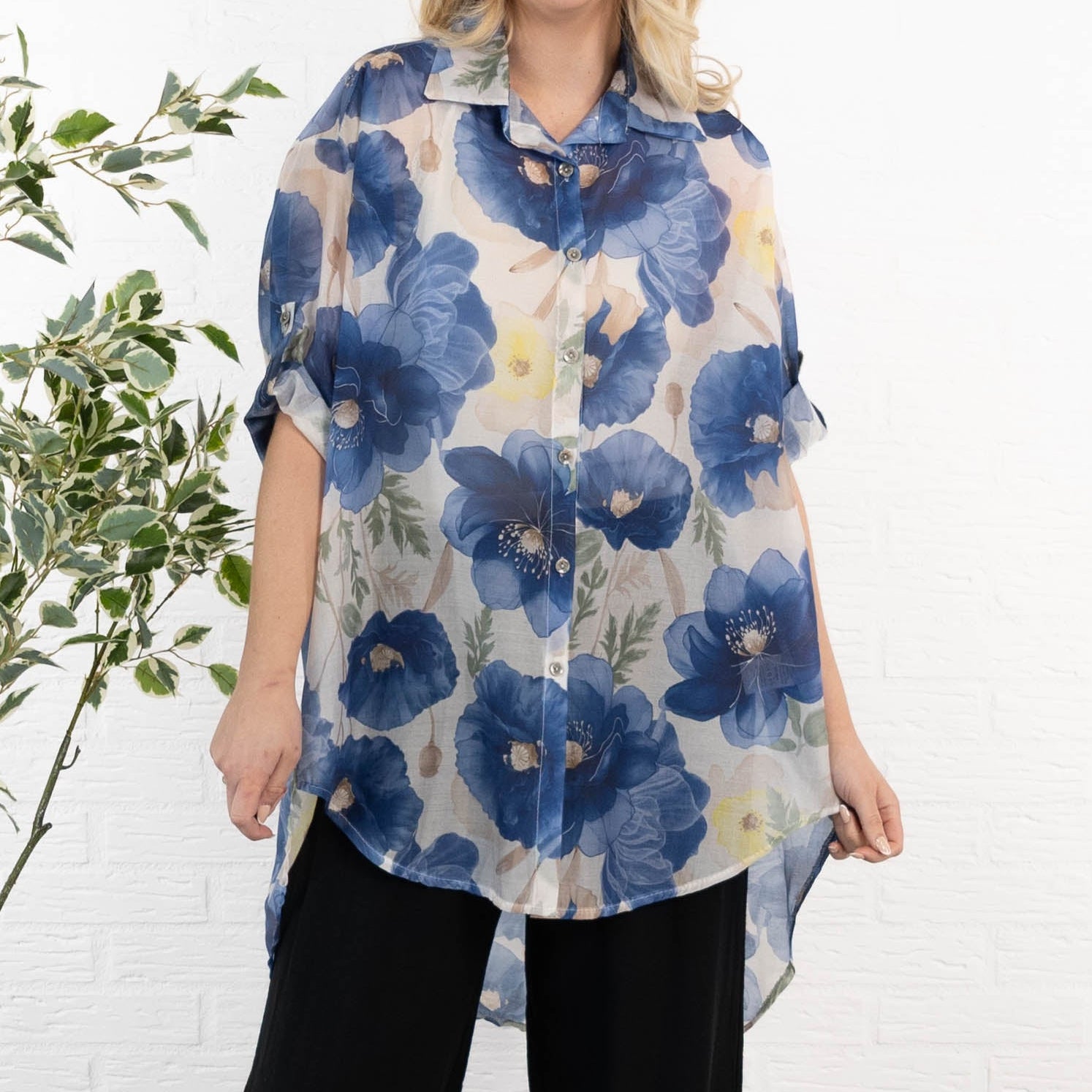 Tully skjorte/tunika, Navy