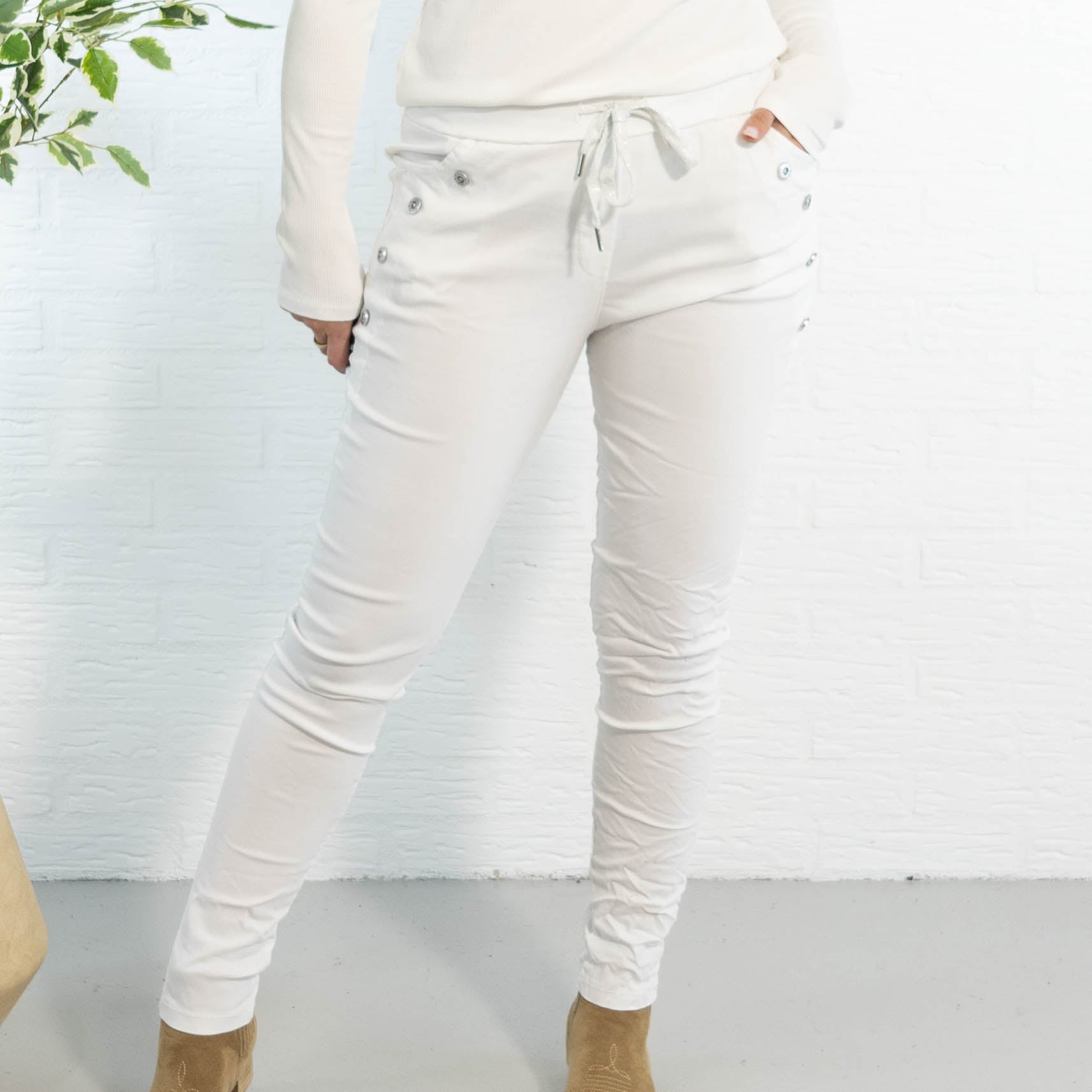 Ziggie bukser, Hvid