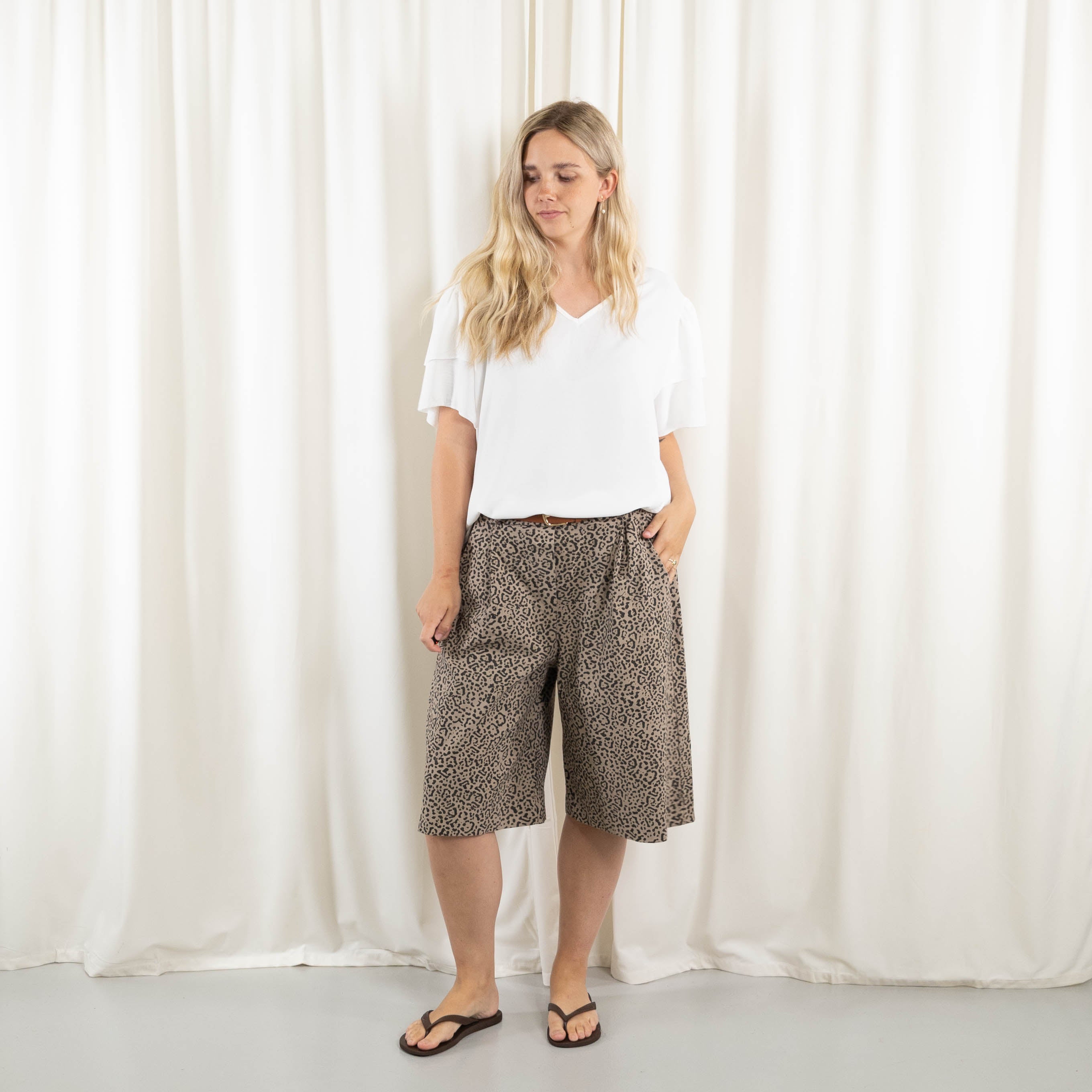 Leopold shorts, Taupe