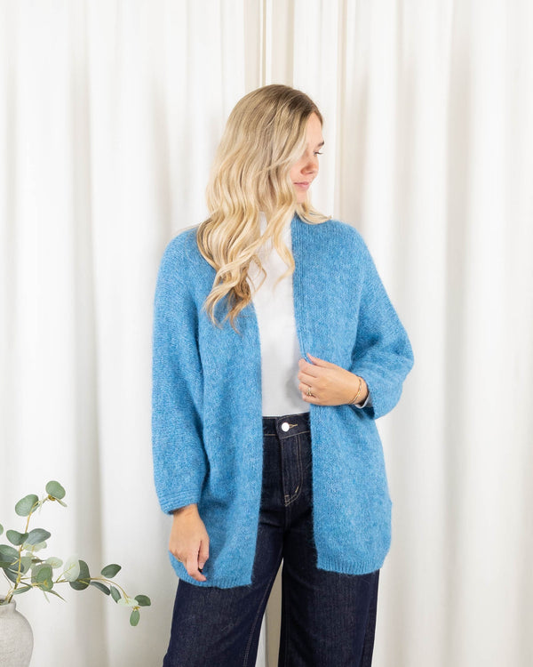 Laura cardigan, Blå