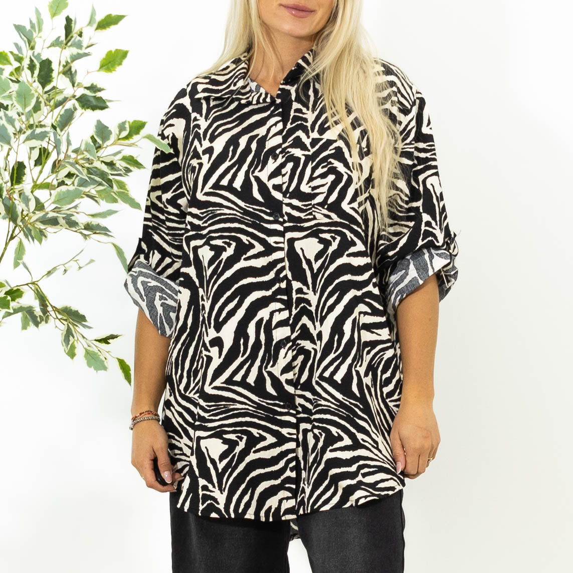 Andrea skjorte/tunika, Zebra