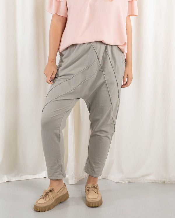 Slasky 7/8 bukser, Taupe