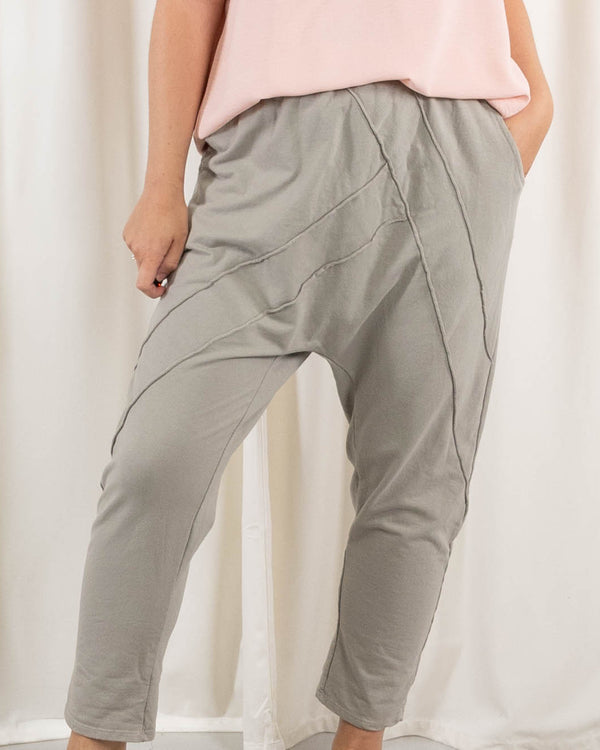 Slasky 7/8 bukser, Taupe