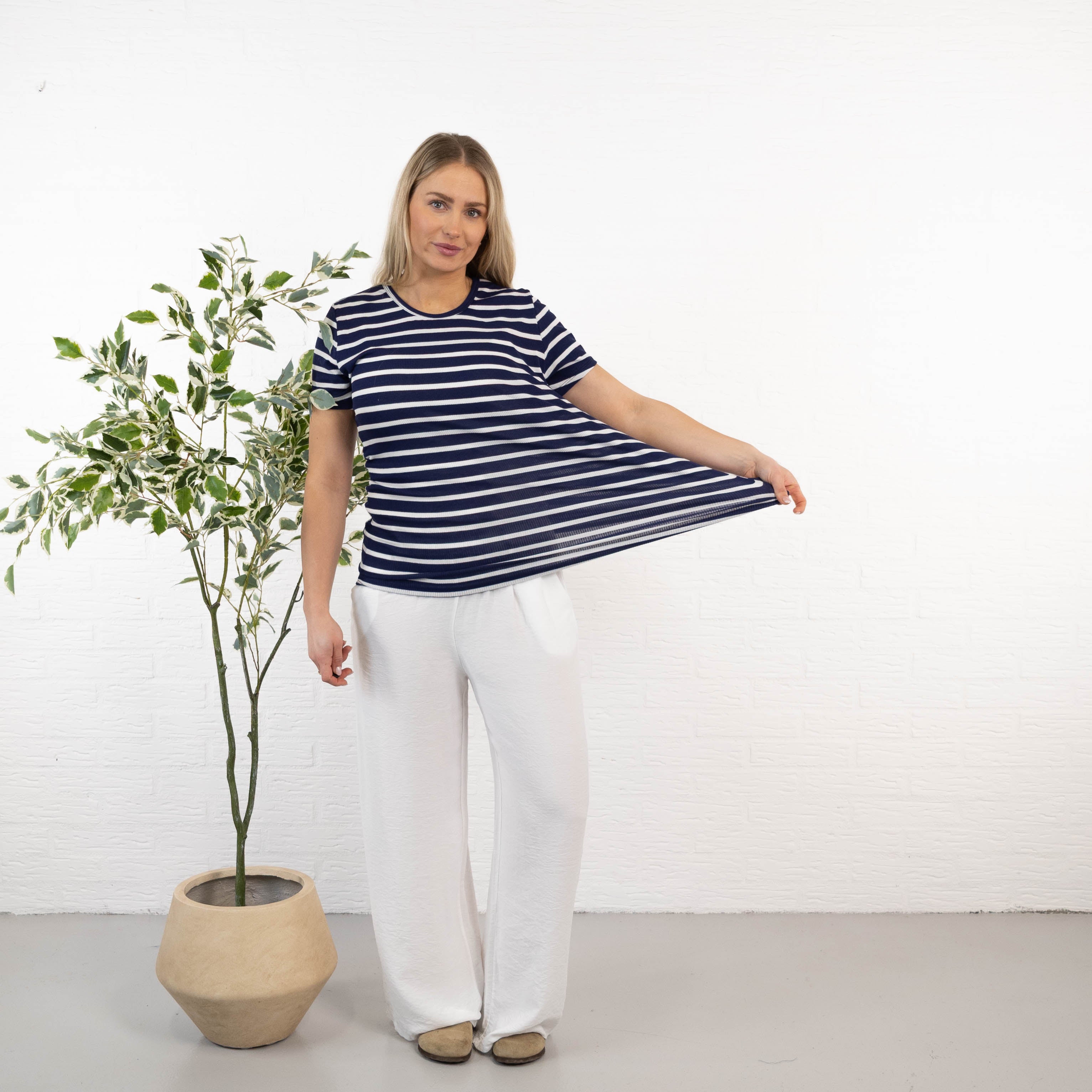 Alina t-shirt, Navy