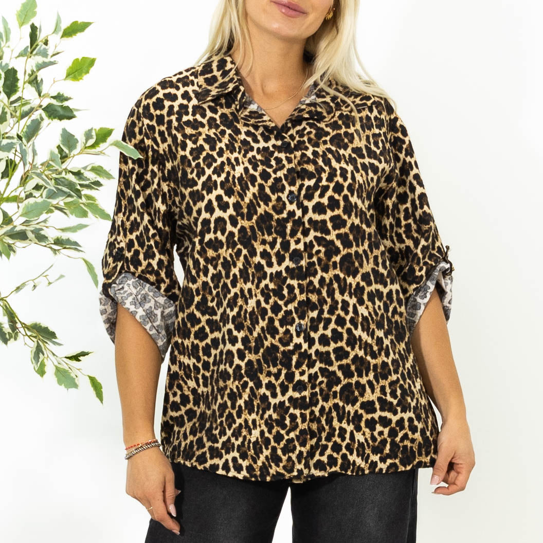 Olga skjorte, Leopard