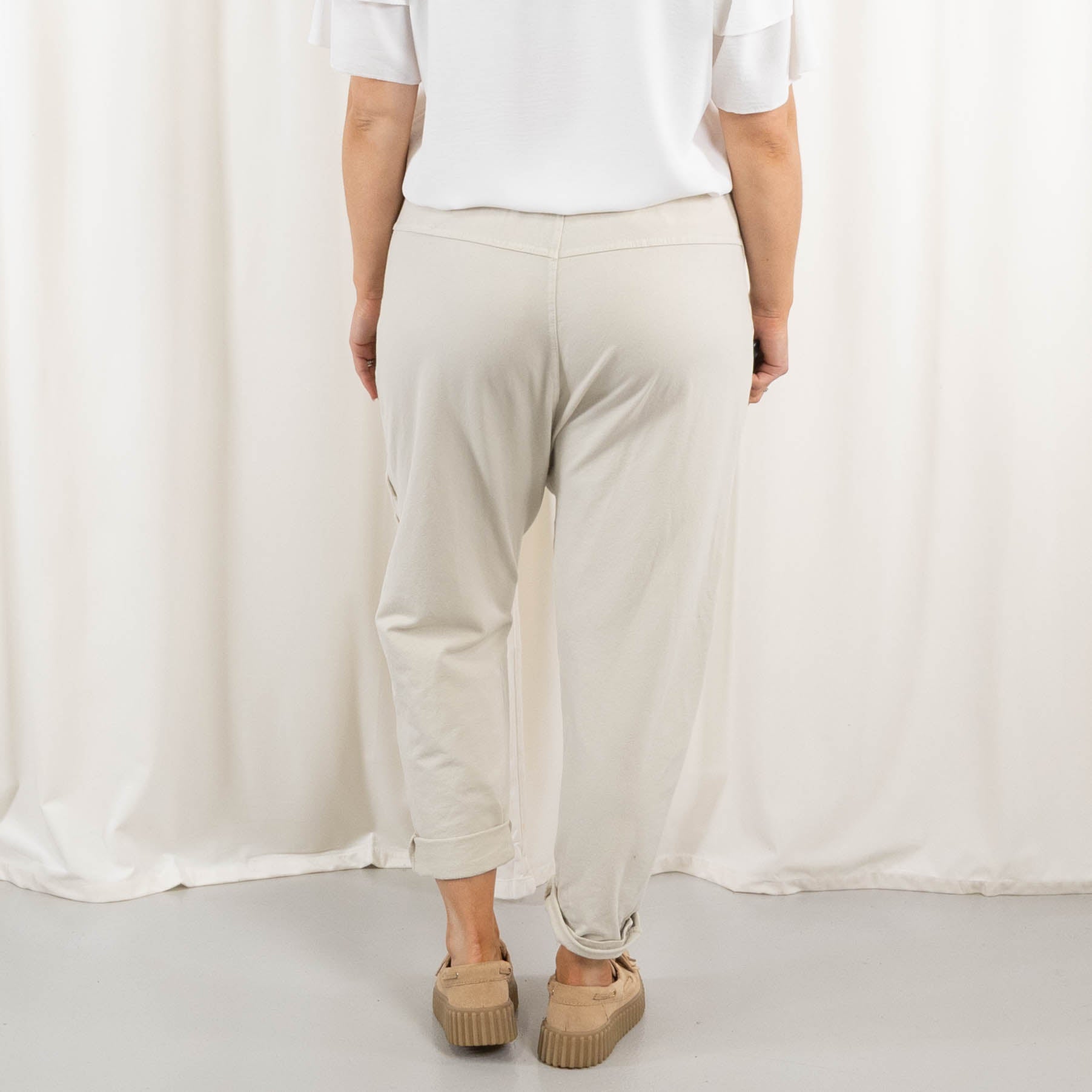 Slasky 7/8 bukser, Beige