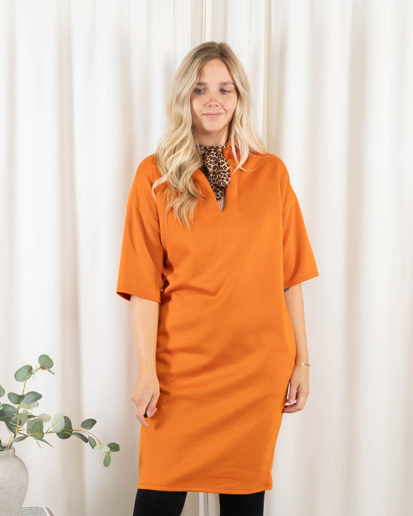 Tyra sweatkjole, Orange