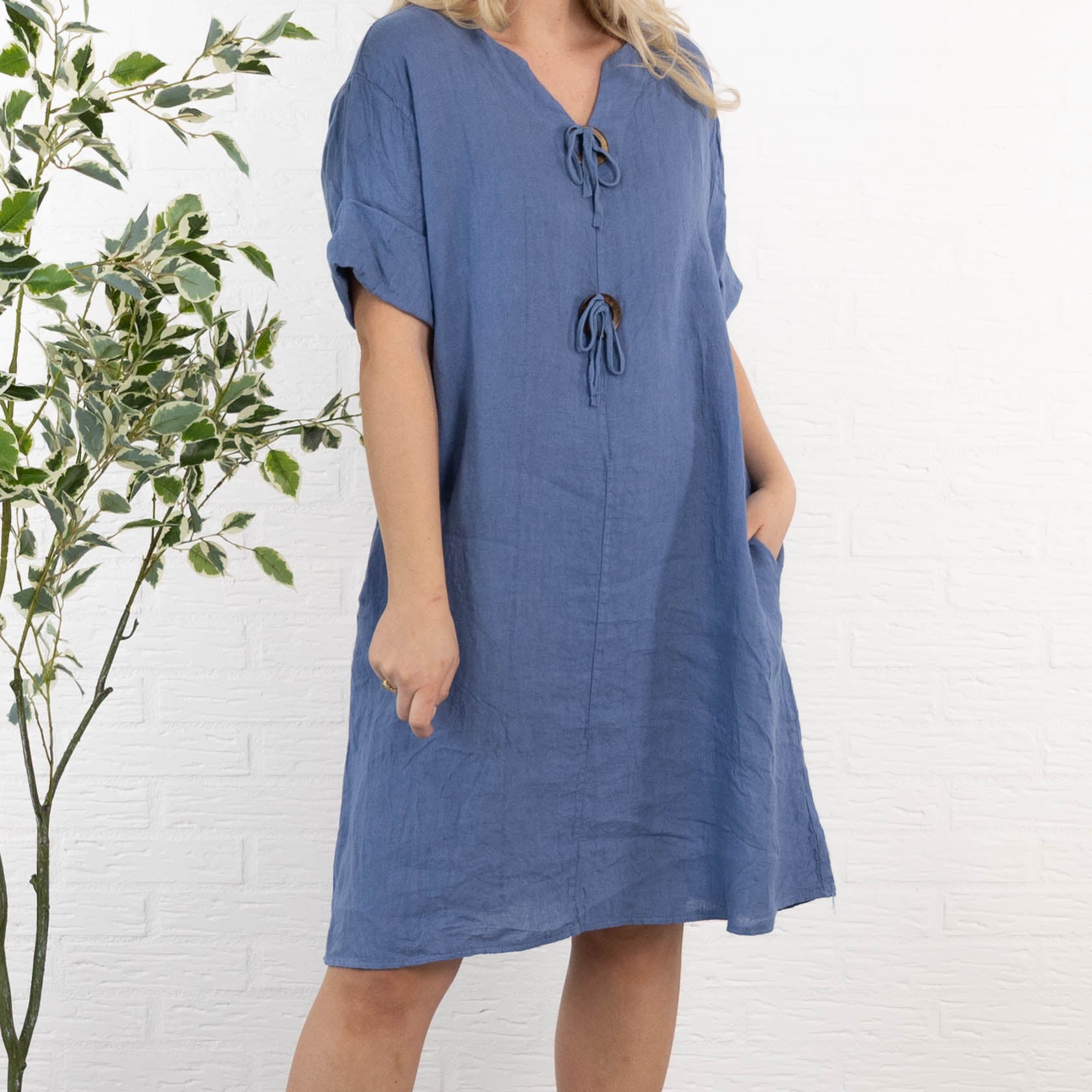 Goldie kjole, Dueblå