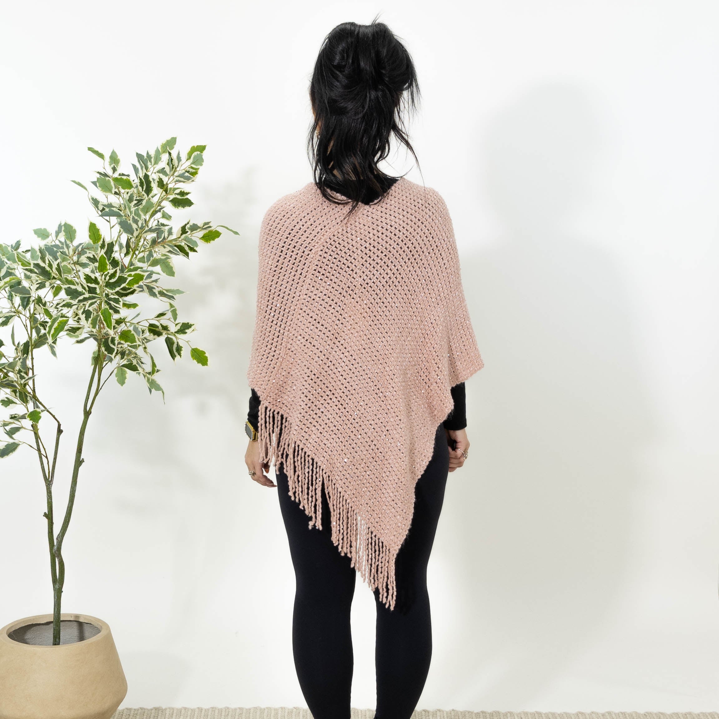 Mia poncho, Lyserød