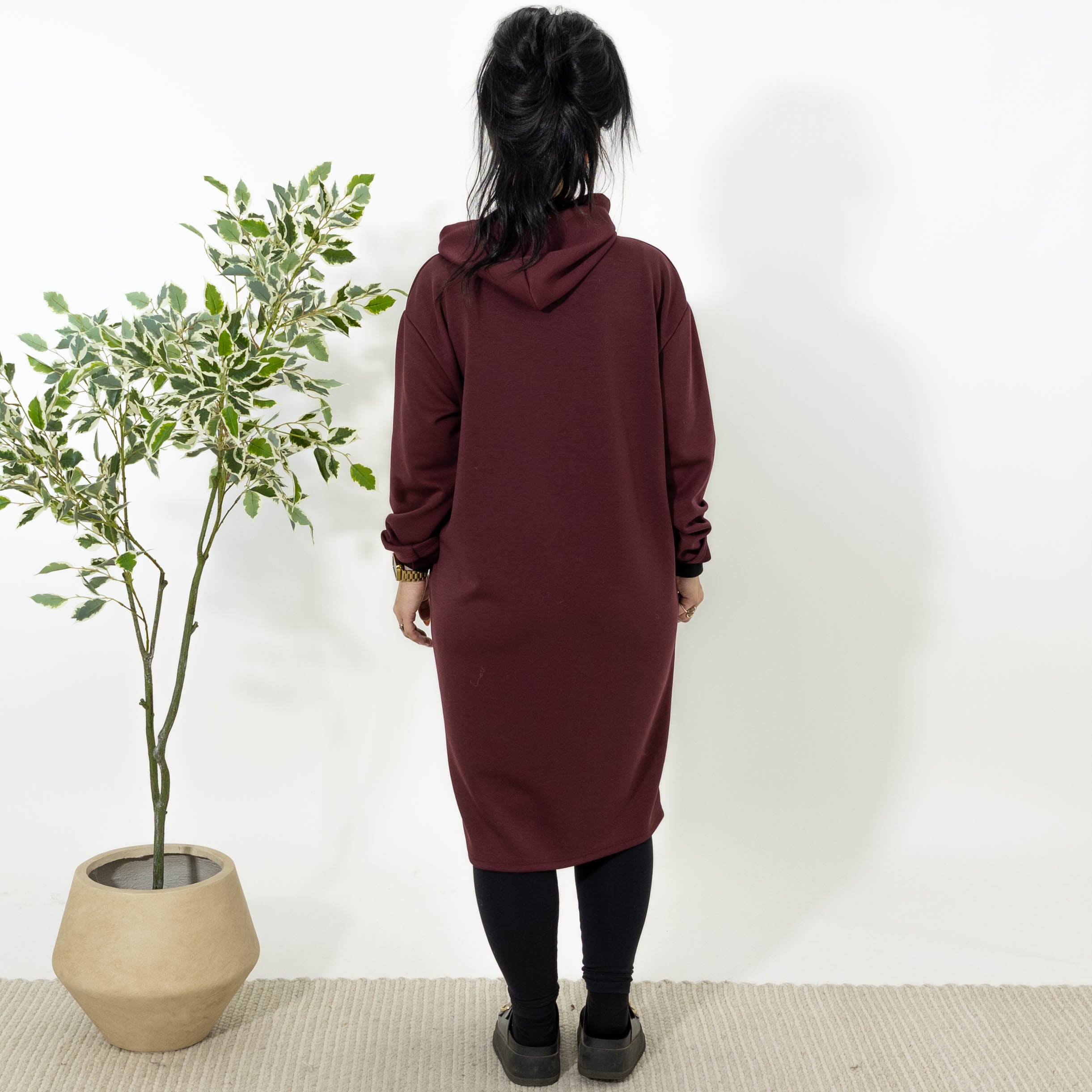 Coco sweatshirt hoodie, Bordeaux