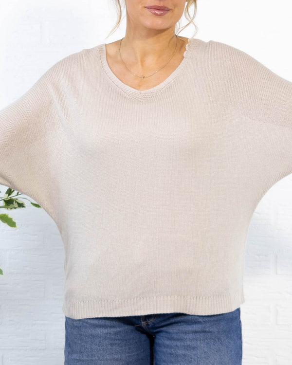 Ina strik, Beige