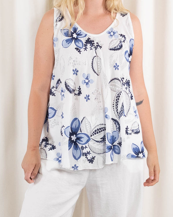 Rosanne top, Hvid
