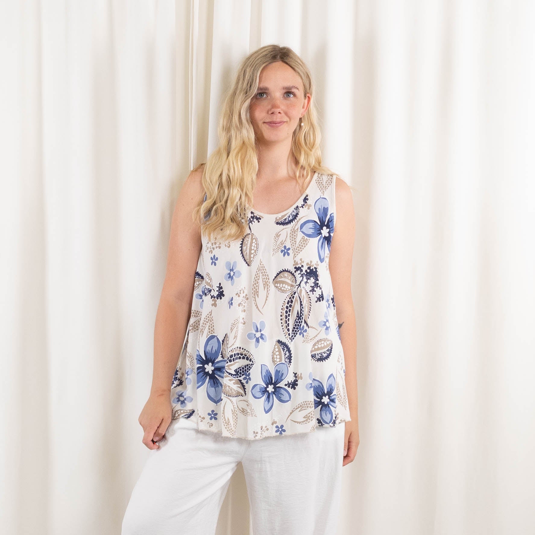 Rosanne top, Beige