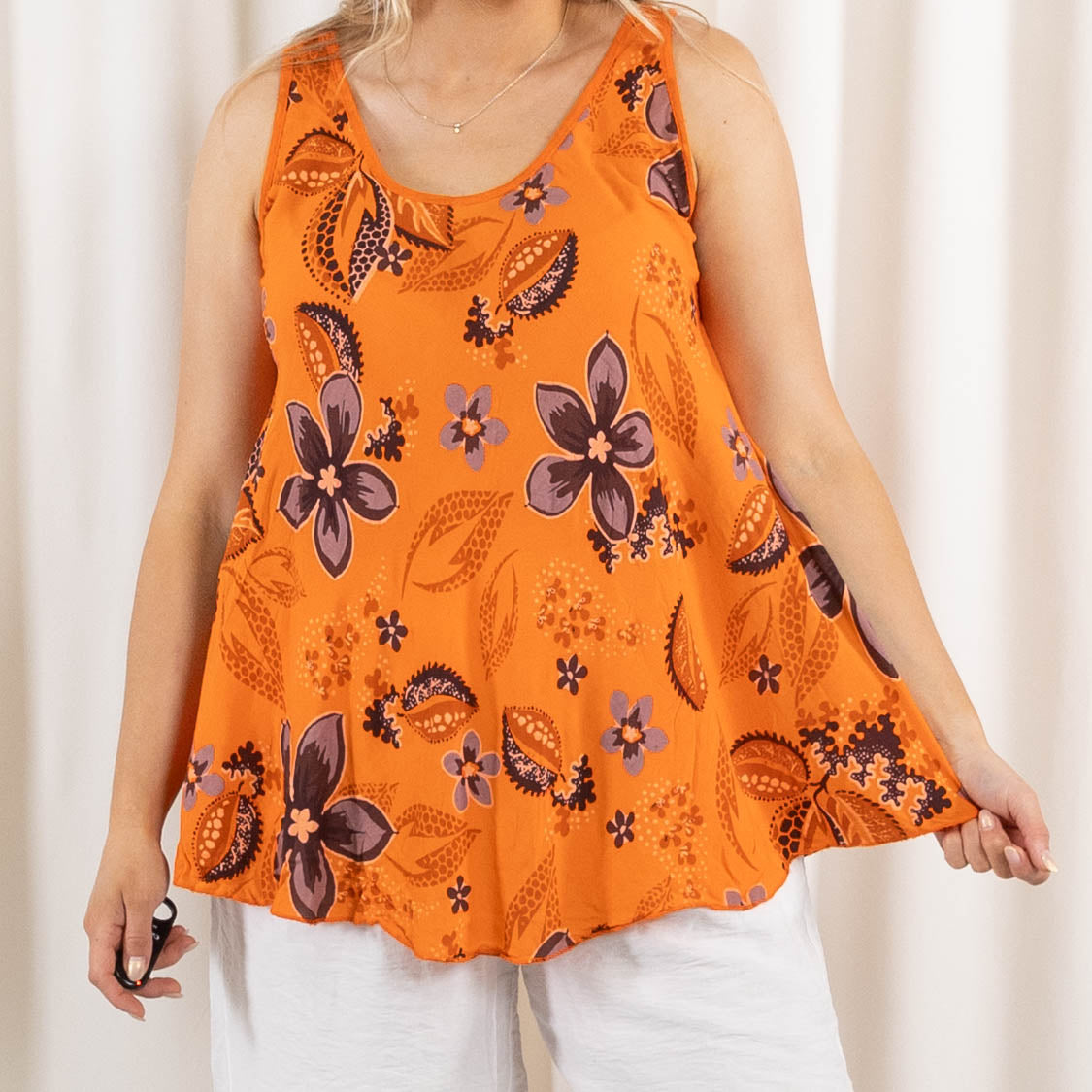 Rosanne top, Orange