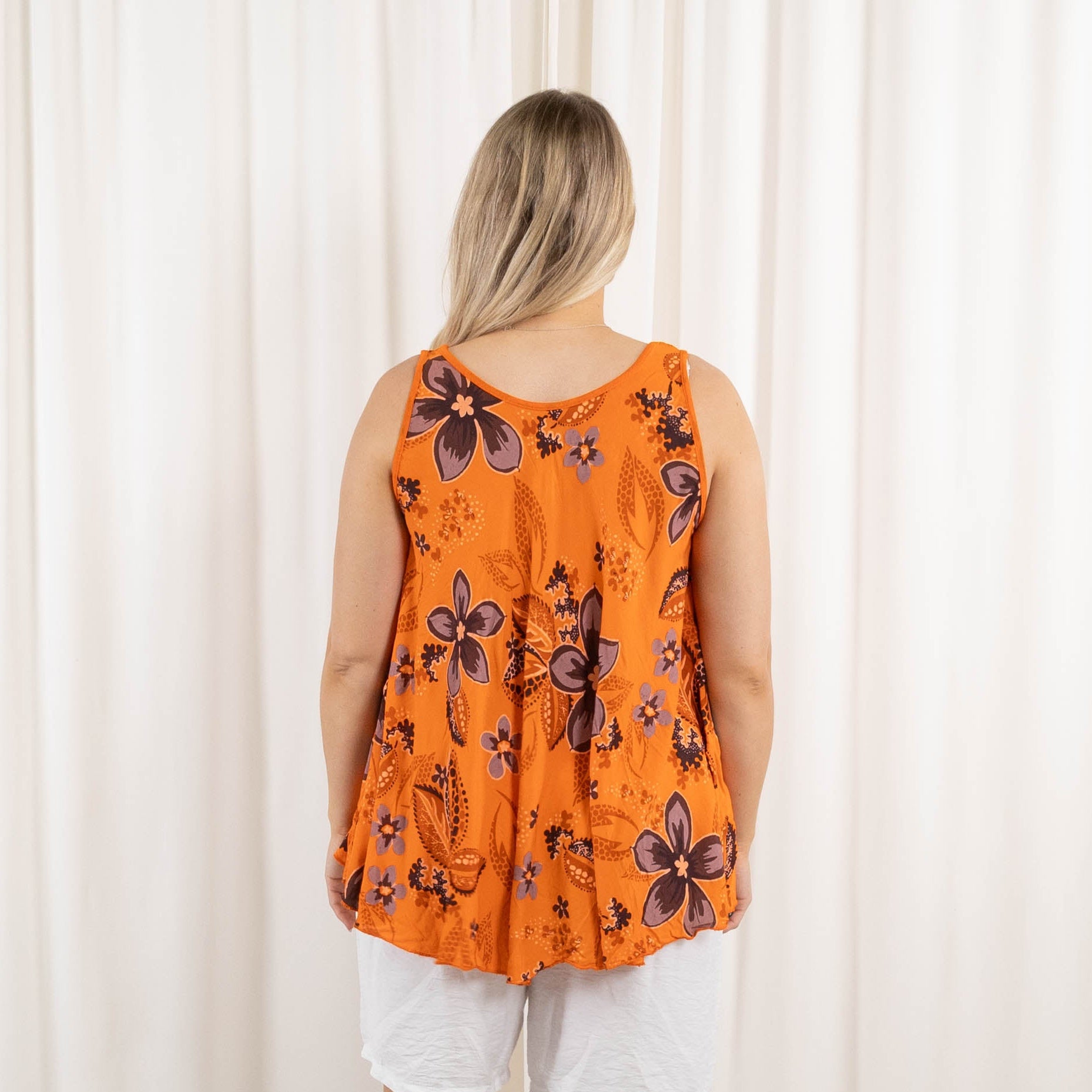 Rosanne top, Orange