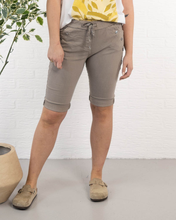 Ada shorts, Taupe