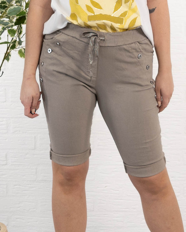Ada shorts, Taupe