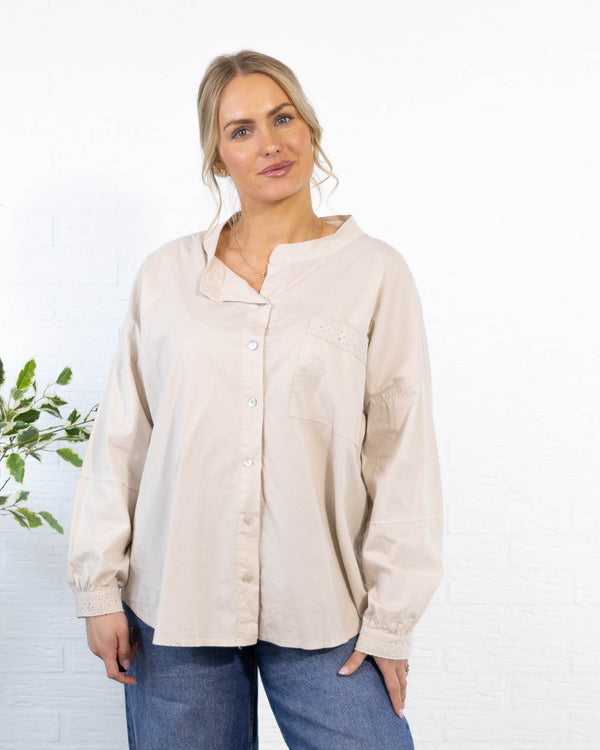 Nata skjorte, Beige