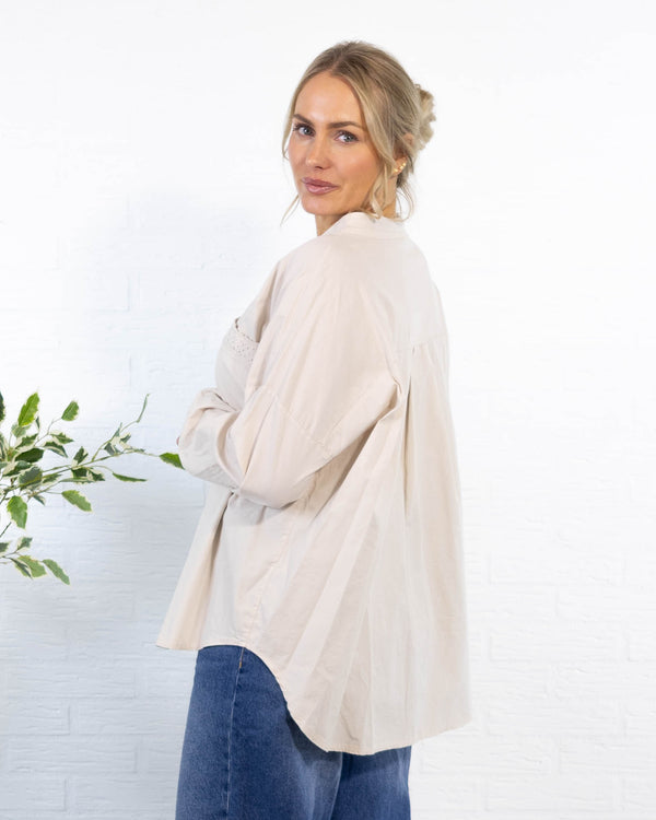 Nata skjorte, Beige
