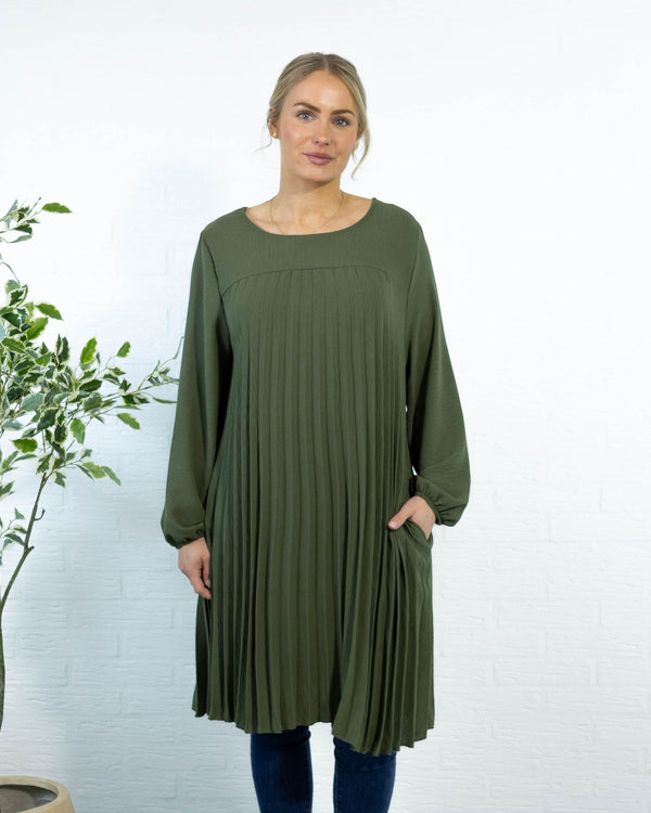 Sille kjole, Khaki