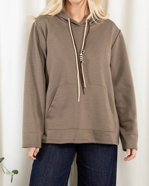 Poppy sweatshirt, Taupe