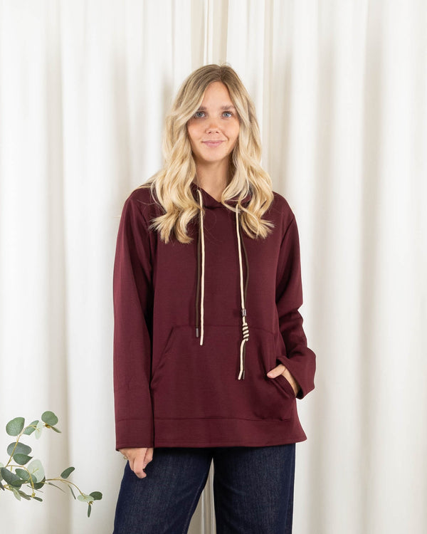 Poppy sweatshirt, Bordeaux