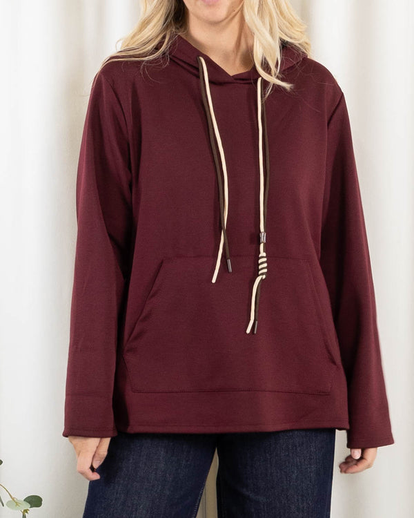 Poppy sweatshirt, Bordeaux