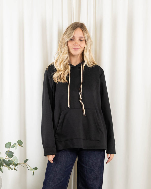Poppy sweatshirt, Sort