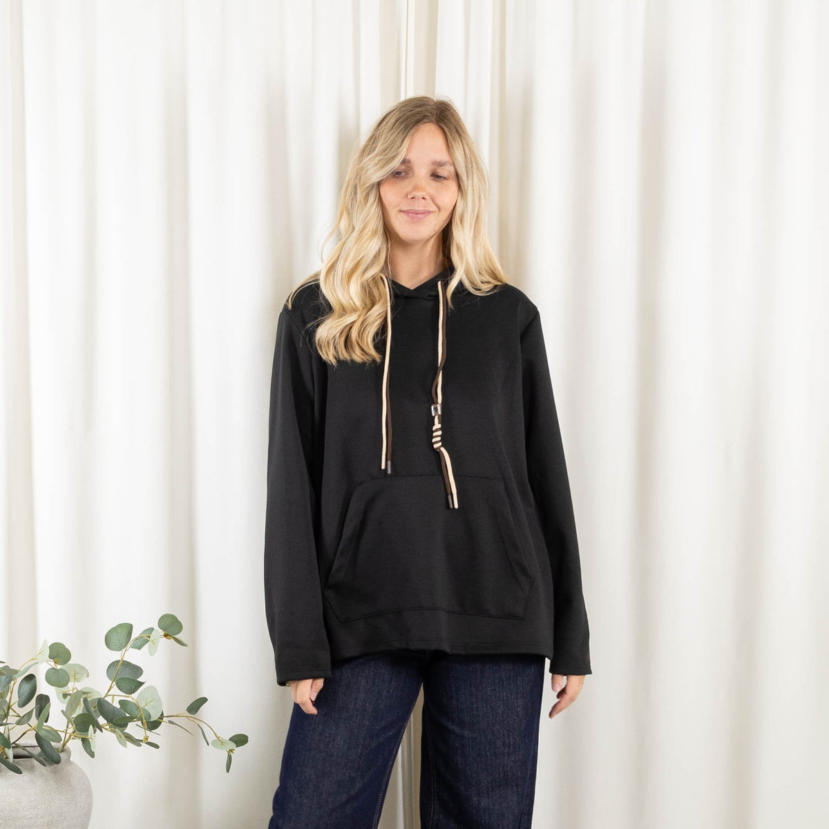 Poppy sweatshirt, Sort