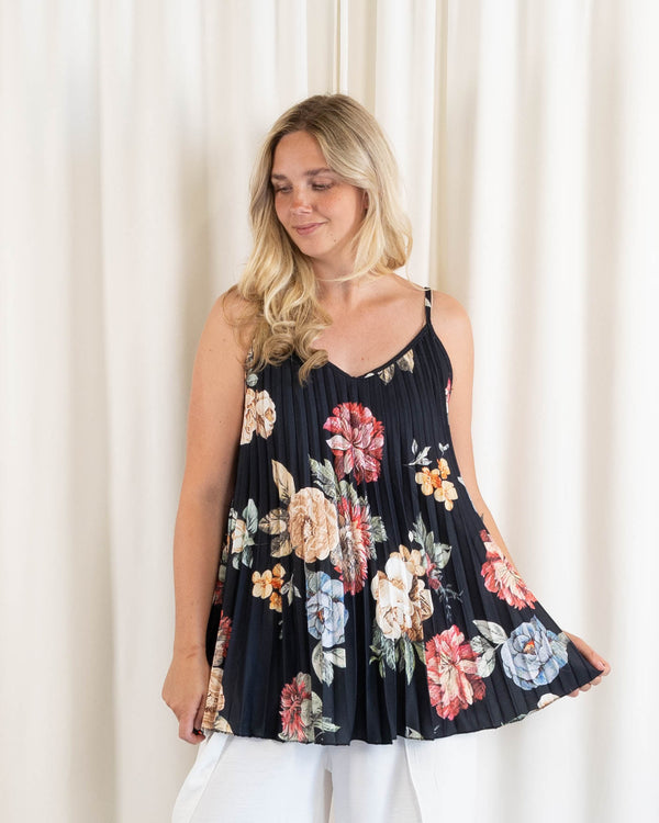 Monroe top, Sort