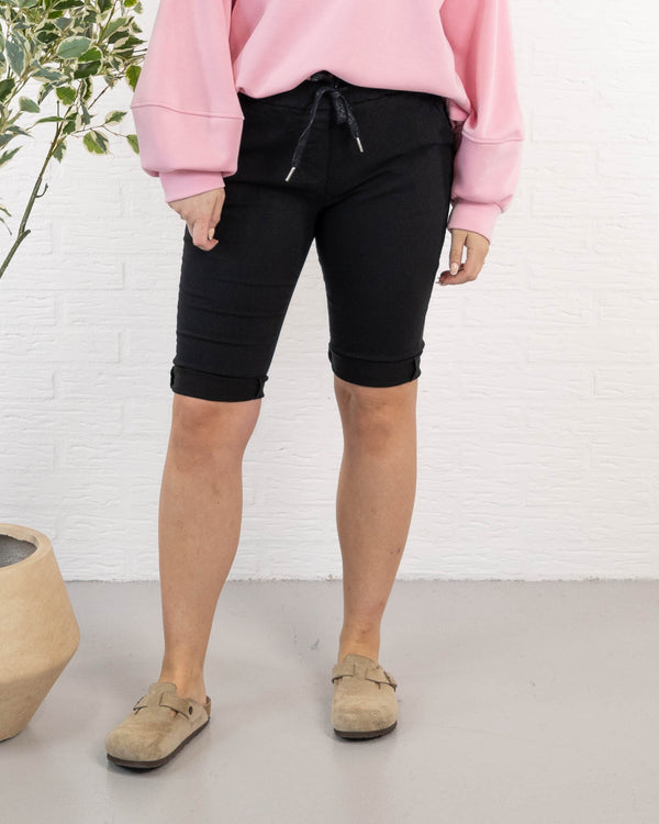 Lona shorts, Sort
