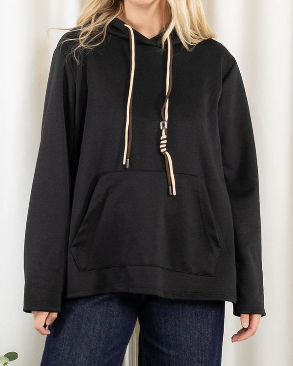 Poppy sweatshirt, Sort