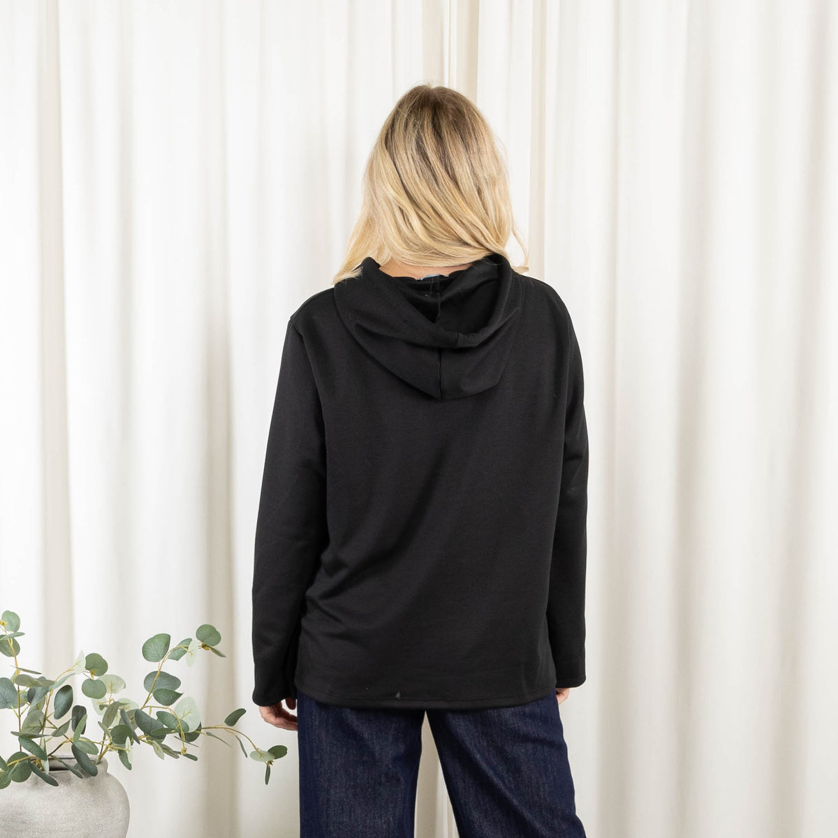 Poppy sweatshirt, Sort