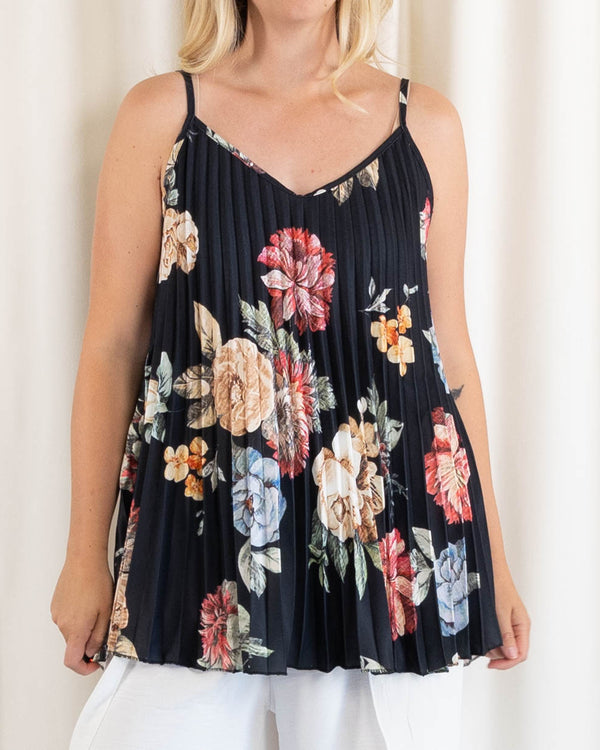 Monroe top, Sort