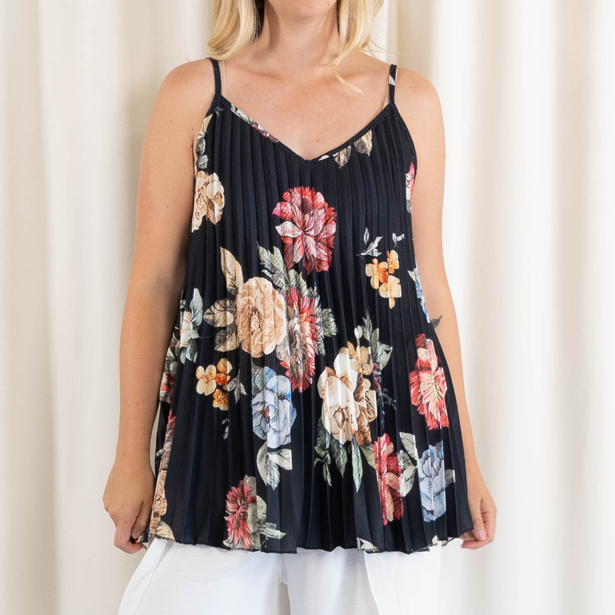 Monroe top, Sort